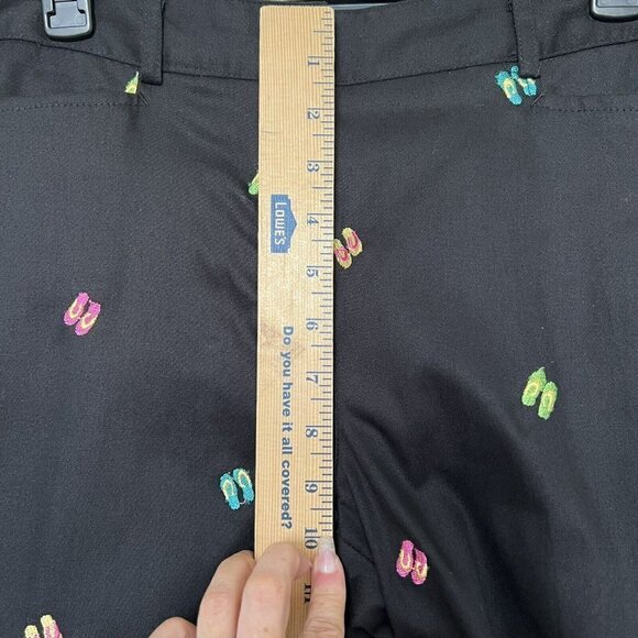 Harve Benard capris Pants Size 8 Embroidered NWOT - Picture 9 of 11